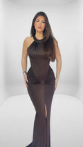 V shape dress